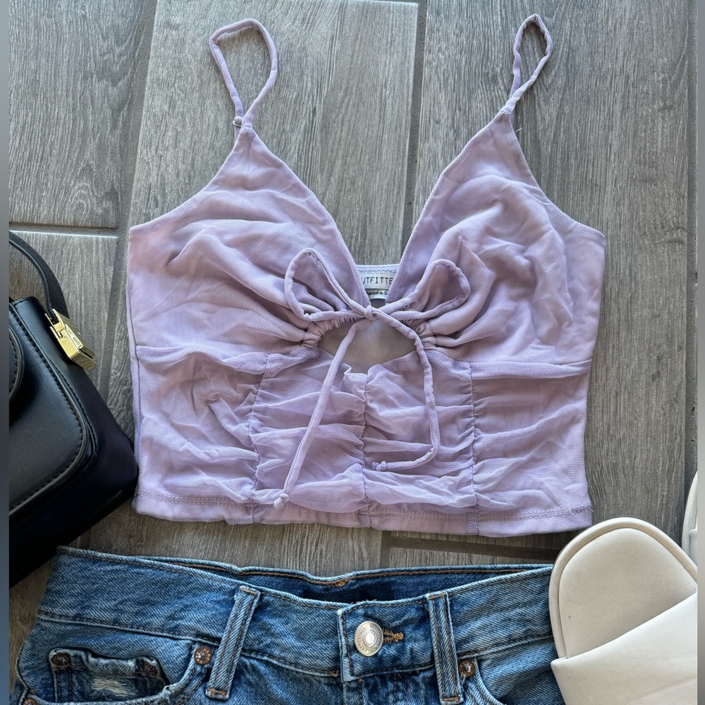 Urban outfitters Purple Crop top